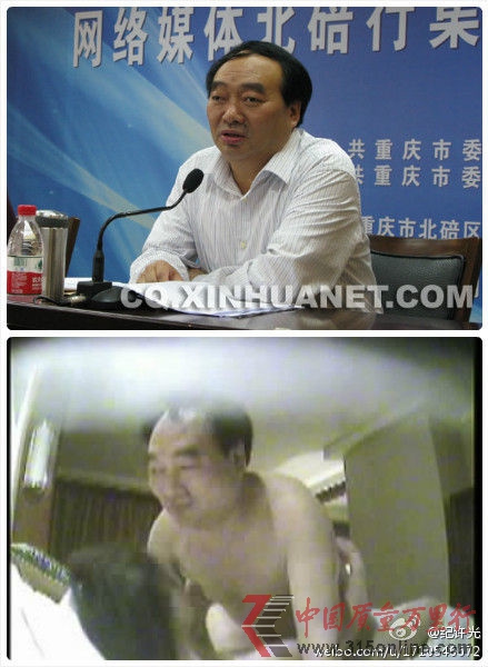网友戏称雷政富是“雷冠希”