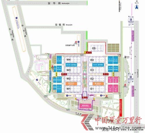 北京车展展馆总览图