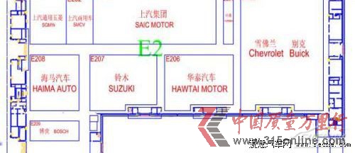 2014北京车展展馆分布图发布 9大车型馆