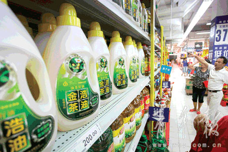 湖南秘密召回致癌金浩油金浩茶油沪上仍未下架