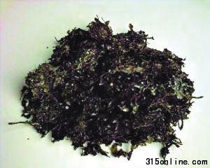“染色紫菜”
