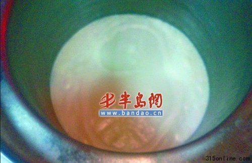 味千拉面调出来的浓稠白汤。