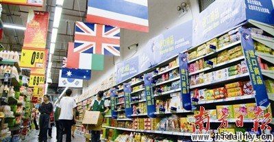 越来越多的进口食品走进了普通家庭。