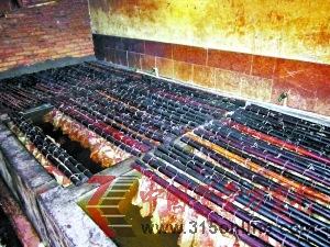 东莞查获大批毒腊肉。 东莞查获大批毒腊肉。