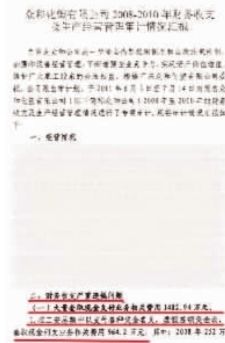 公司财务总表