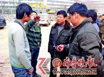 工地现场图。 工地现场图。