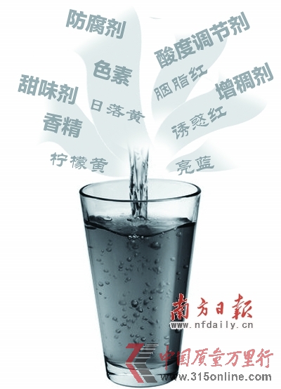 营养师40种添加剂勾兑饮料劝公众远离垃圾食品