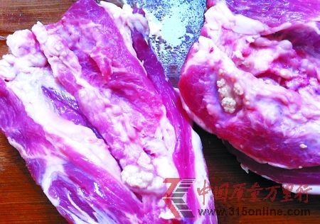 猪肉带有菜花状异物(圈内) 网友图 猪肉带有菜花状异物(圈内) 网友图