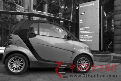 奔驰Smart杭州再遭投诉新车前后轮毂无端变形