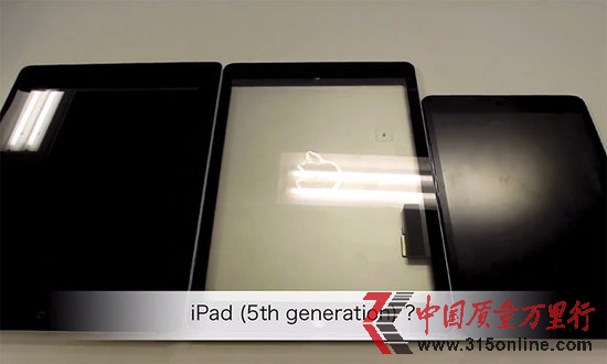 iPad 5半成品遭视频曝光 后壳惊现白色半透明标识